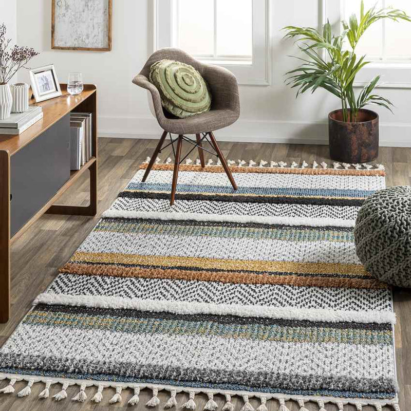 Achna Global Cream Area Rug