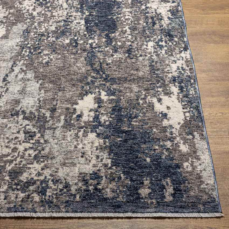 Hopkinton Modern Dark Blue Area Rug