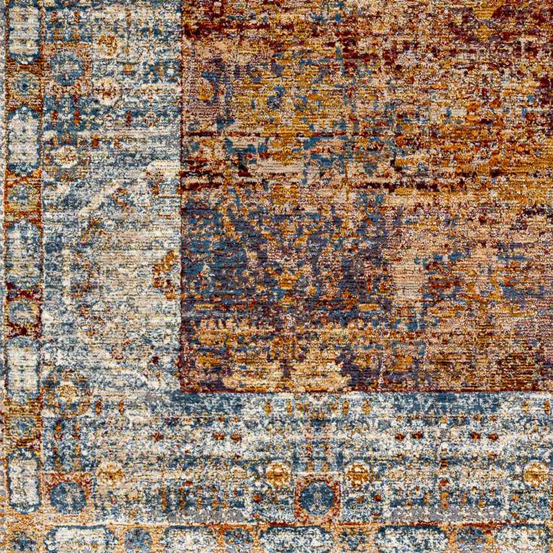Apostolos Traditional Burgundy Area Rug