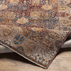 Trapeza Traditional Burgundy Area Rug