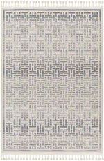 Asomatos Modern Navy Area Rug
