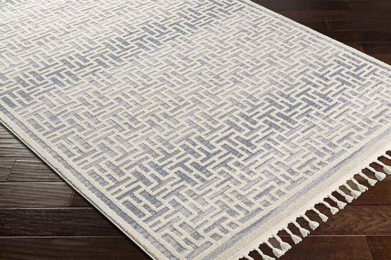 Asomatos Modern Navy Area Rug