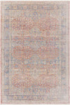 Kalavasos Traditional Burnt Orange Area Rug