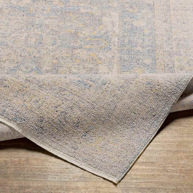 Millia Traditional Pale Blue Area Rug