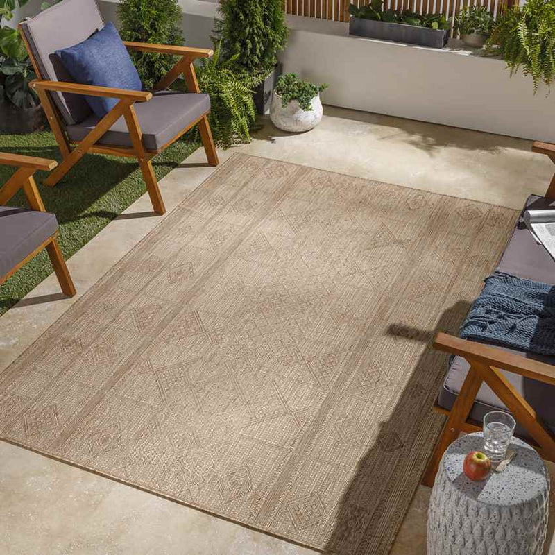 Ireton Global Beige Area Rug
