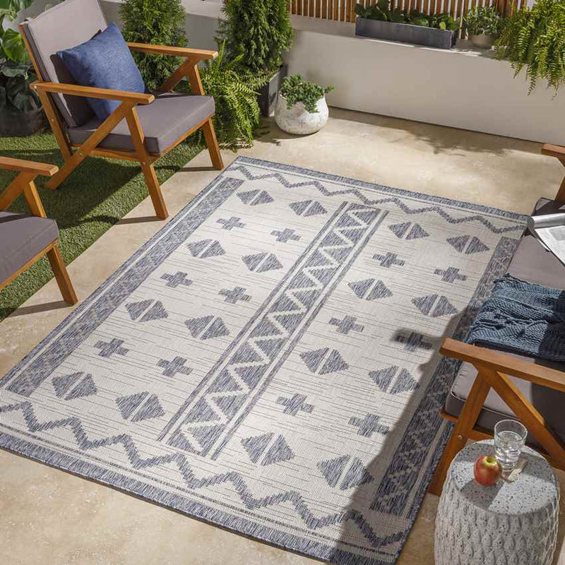 Jamaica Global Navy Area Rug