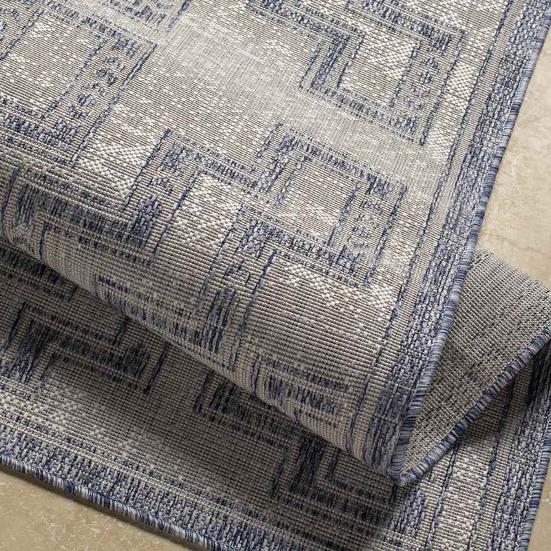 Jewell Junction Global Navy Area Rug
