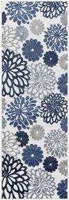 Ekron Cottage Dark Blue Area Rug