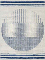 Neerbosch Modern Navy Blue Area Rug