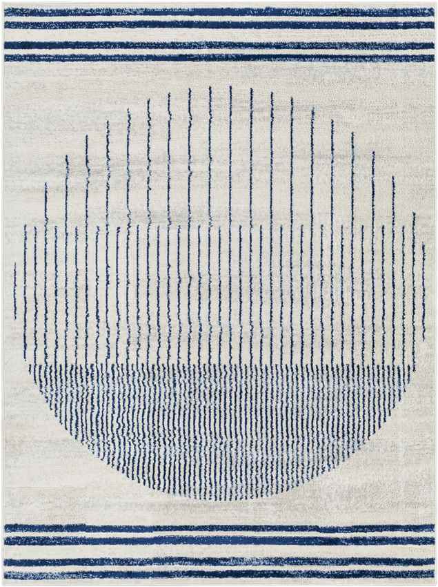 Neerbosch Modern Navy Blue Area Rug