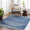 Neerbosch Modern Ink Blue Area Rug