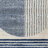 Lakin Modern Navy Blue Area Rug