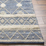 Rolla Global Slate Blue/Cream Area Rug