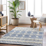Rolla Global Slate Blue/Cream Area Rug