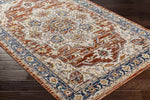 Asbury Traditional Dark Red Area Rug