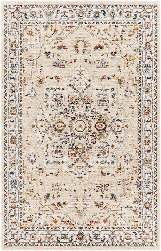 Asbury Traditional Light Orange Area Rug