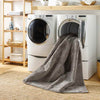 Richlawn Modern Charcoal Gray Washable Area Rug