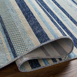 Richman Coastal Teal Area Rug