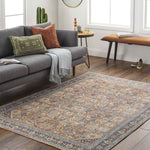 Robertson Traditional Burgundy Area Rug
