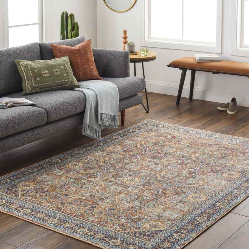 Robertson Traditional Burgundy Area Rug