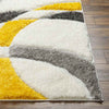 Sanders Modern Saffron/Medium Gray Area Rug