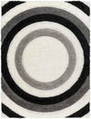 Sawyer Modern Black/Ivory Area Rug