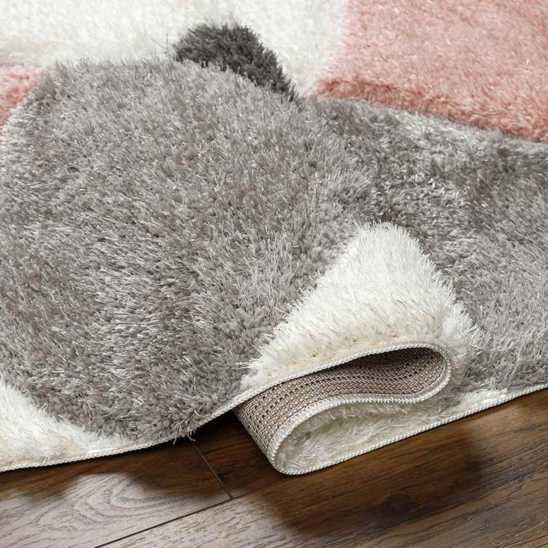 Saylor Modern Coral/Ivory Area Rug
