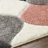 Saylor Modern Coral/Ivory Area Rug