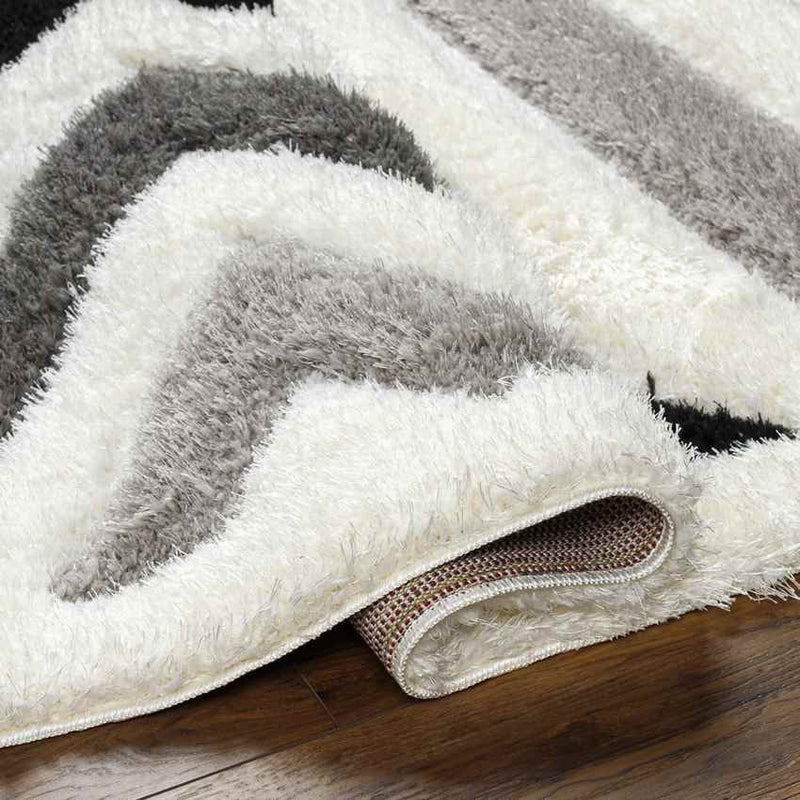 Scandia Modern Medium Gray/Black Area Rug