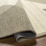 Hunnewell Modern Cream/Tan Area Rug