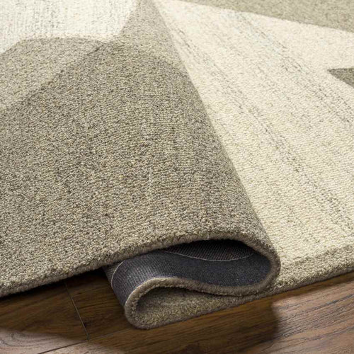 Hunnewell Modern Cream/Tan Area Rug