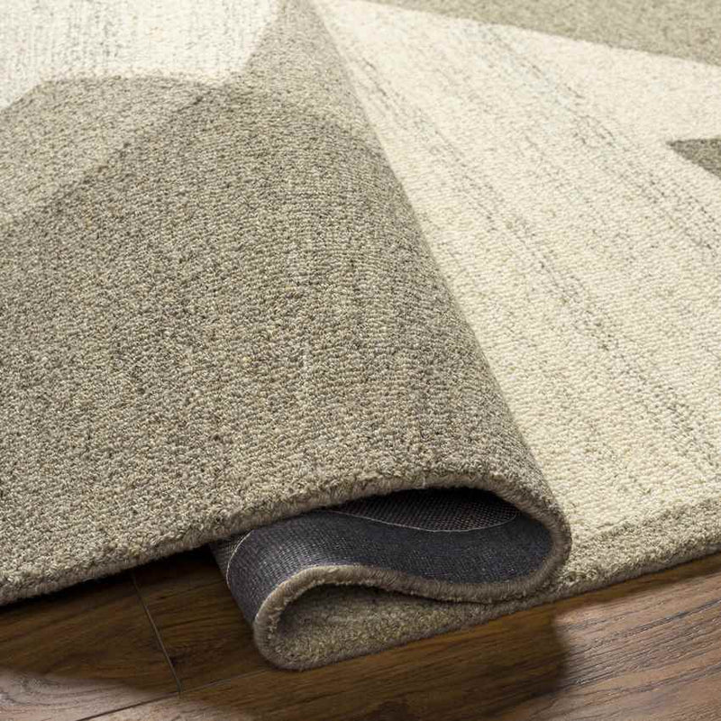 Hunnewell Modern Cream/Tan Area Rug