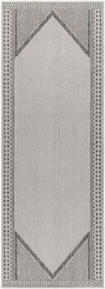 Silver Global Charcoal/Ivory Area Rug