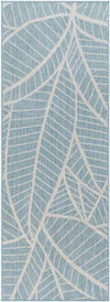 Smolan Coastal Light Teal Area Rug