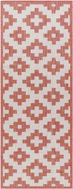 Spivey Global Dark Coral Area Rug