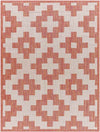 Spivey Global Dark Coral Area Rug