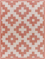 Spivey Global Dark Coral Area Rug