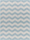 Spring Global Sky Blue/Ivory Area Rug