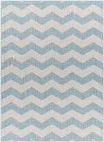 Spring Global Sky Blue/Ivory Area Rug