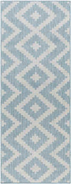 Squaw Global Sky Blue/Off-White Area Rug