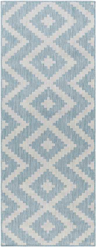 Squaw Global Sky Blue/Off-White Area Rug