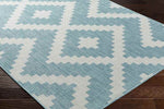 Squaw Global Sky Blue/Off-White Area Rug