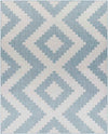 Squaw Global Sky Blue/Off-White Area Rug
