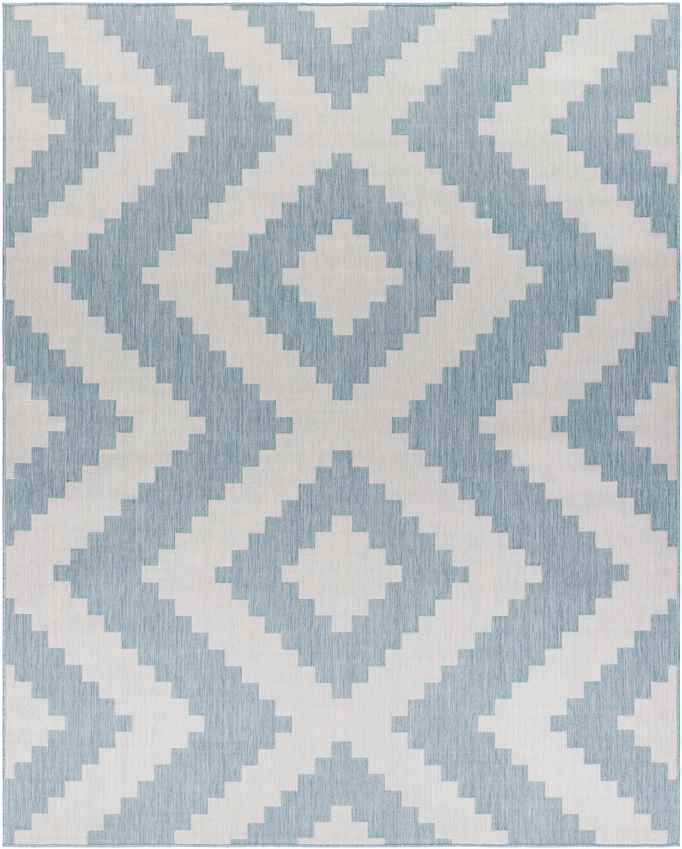 Squaw Global Sky Blue/Off-White Area Rug