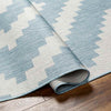 Squaw Global Sky Blue/Off-White Area Rug