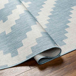 Squaw Global Sky Blue/Off-White Area Rug