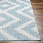 Squaw Global Sky Blue/Off-White Area Rug