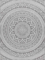 St Ansgar Global Medium/Silver Gray Area Rug