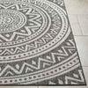 St Ansgar Global Medium/Silver Gray Area Rug