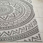 St Ansgar Global Silver Gray/Medium Gray Area Rug